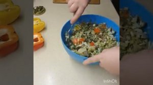 Окрошка постная без масла. (360p)