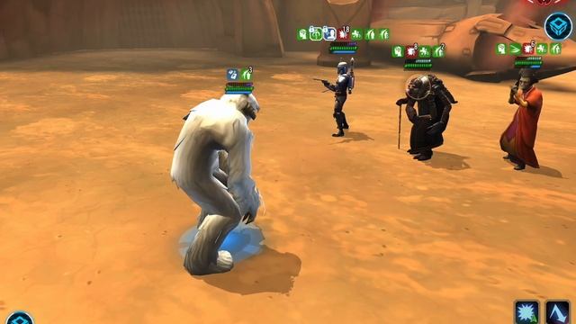 SWGOH - GAC - 3v3 - Wampa vs Trench, Nute, Jango смотреть онлайн