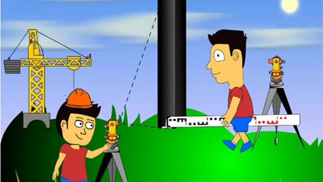 Контроль вертикальности колонны способом наклонного проектирования смотреть онлайн