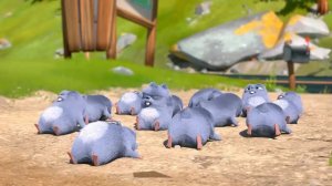 Гриззи и Лемминги | Вечеринка с пиньятой | Boomerang