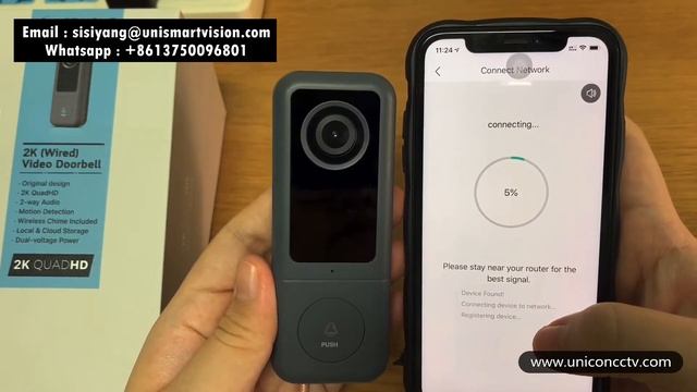 Onvif Wifi IP Wired Intelligent Video Doorbell Camera with AC Power Intercom Villa Infrared Night V смотреть онлайн