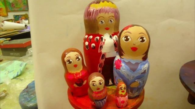 МАТРЕШКИ куклы,artstudioColoRayGreen,