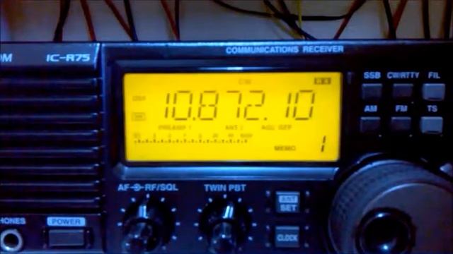 10872 kHz - Astrakhan CW Beacon "A", Astrakhan - Russia смотреть онлайн