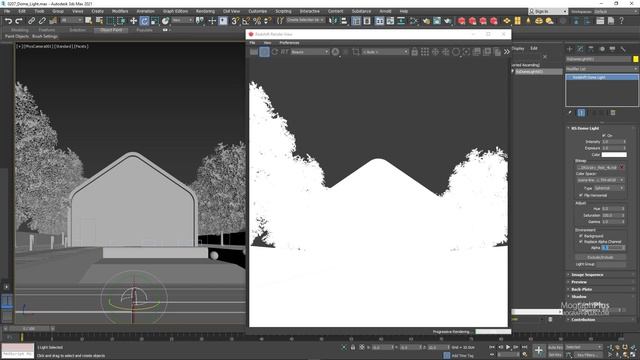 Simple and Realistic Exterior Lighting in Redshift for 3ds Max using Dome Light and HDRIs смотреть онлайн