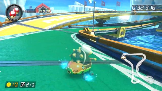 Ice Ice Outpost [200cc] - 1:19.548 - S¢★Tγιεr★ (Mario Kart 8 Deluxe World Record) смотреть онлайн