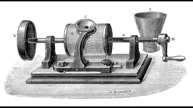 21st November 1877 Thomas Edison announced his phonograph, the first machine to record & play sound смотреть онлайн