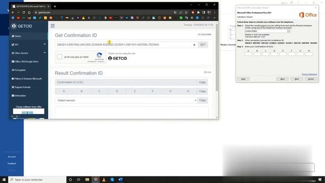 How to Activate MS Office by Phone with get CID Web https://getcid.info/ смотреть онлайн