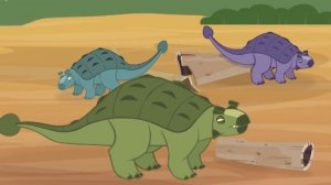 I'm A Dinosaur - Jurassic VS Ice Age | T-Rex, Smilodon And Woolly Mammoth | Cartoon For Kids