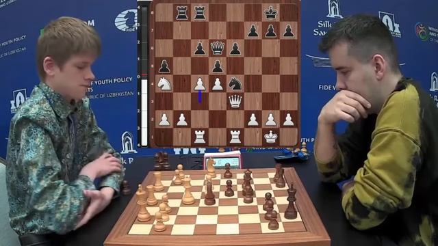 LONDON SYSTEM!! Volodar Murzin Vs Ian Nepomniachtchi || World Blitz Chess 2023 - R13