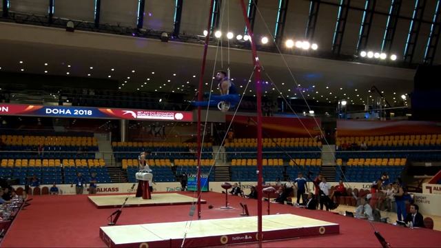 MEDVEDEV Andrey (ISR) - 2018 Artistic Worlds, Doha (QAT) - Qualifications Rings смотреть онлайн