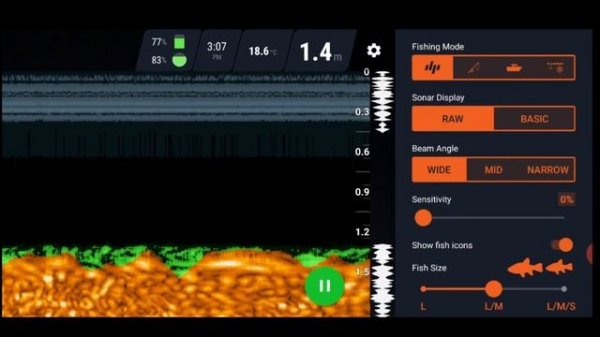 Deeper fish finder. How to choose the best settings.