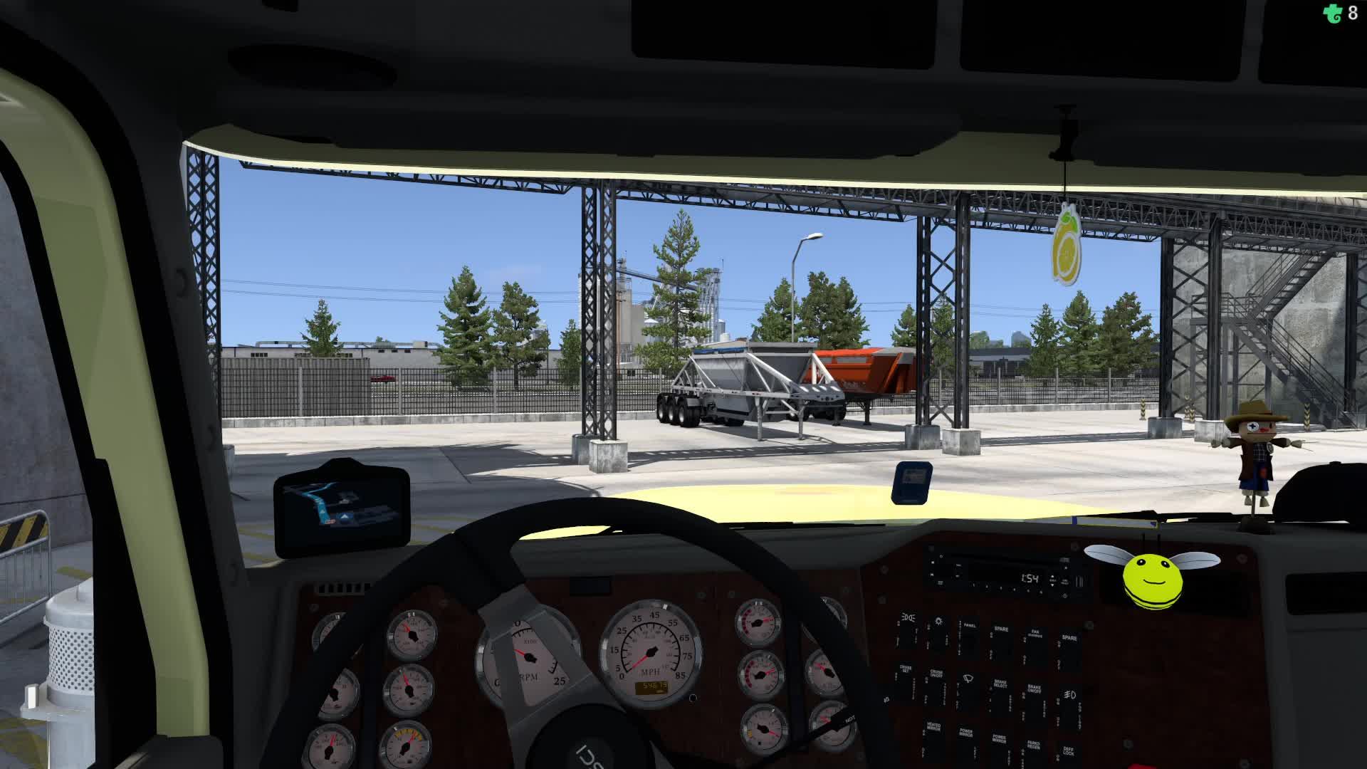 American truck simulator | Первый выезд "Лимона" #2 смотреть онлайн