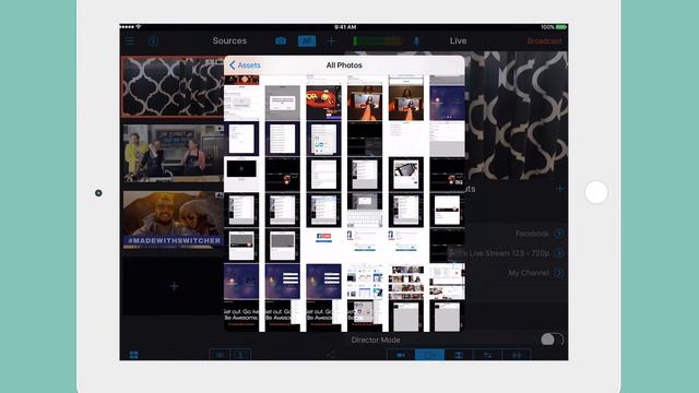 Switcher Studio's 30 Second Tutorial - Adding Graphics From Camera Roll смотреть онлайн