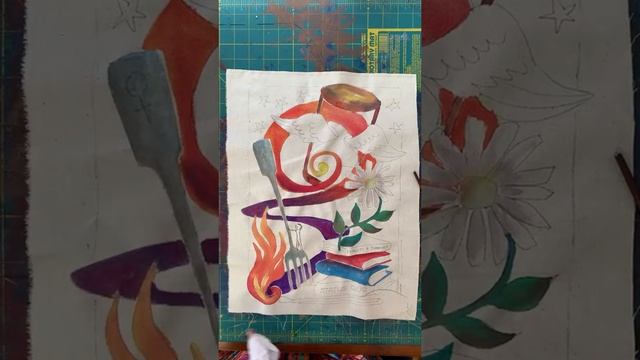 LIVE Painting on Fabric with Dye смотреть онлайн
