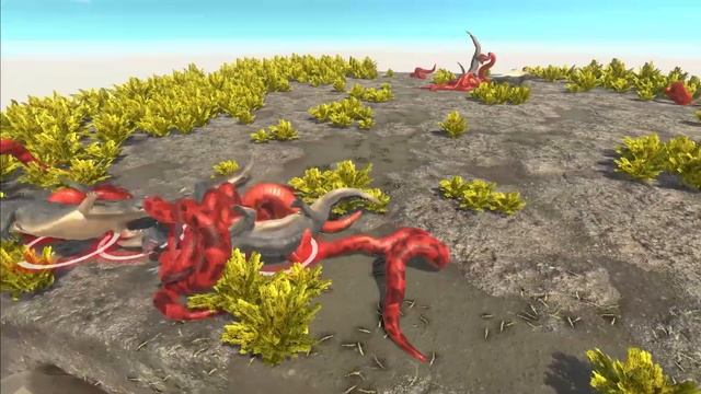 Raw Battle - Titanoboa vs Machimosaurus Rex - Animal Revolt Battle Simulator смотреть онлайн
