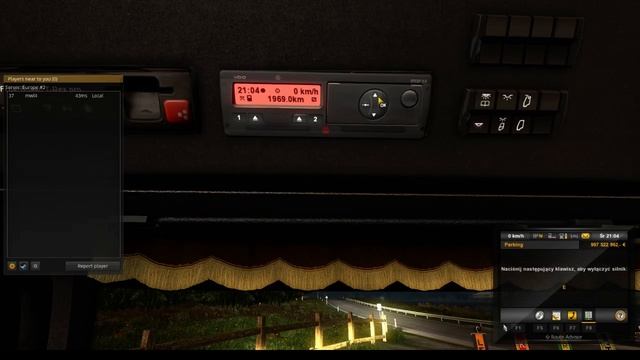 Euro Truck Simulator 2 - Tachograph simulation смотреть онлайн