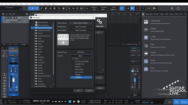 How to control Helix Native in Studio One with the M Vave Chocolate midi foot controller смотреть онлайн