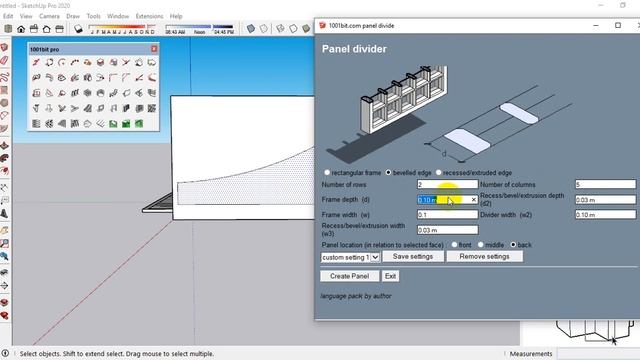 SketchUp - Best Extension 1001 Bit Pro смотреть онлайн