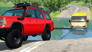 Машина vs Дамба - BeamNG.drive игра про машины