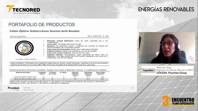 "Aplicaciones de Conductores Eléctricos y de Comunicaciones en Proyectos de Energías Renovables". смотреть онлайн