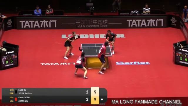 FANG Bo /SOLJA Petrissa vs Kunal CHODRI /ZHANG Lily | MD | World Championships 2017 смотреть онлайн