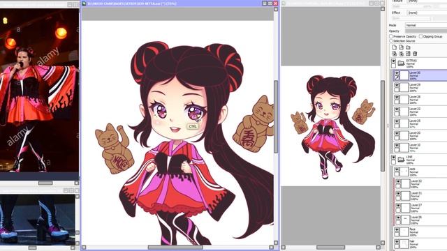 Netta Barzilai Chibi [Paint Tool SAI] Speedpaint by Nukababe [Patreon Learning Pack #21] смотреть онлайн