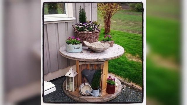 Невероятно красивые идеи использования старых катушек смотреть онлайн