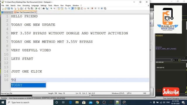 Mrt 3.55 Crack No Need Dongle By Ranjit Repair Centre смотреть онлайн