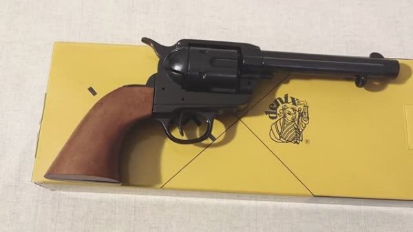 Револьвер Кольт Миротворец 5½" дюймов черный ствол, Colt Revolver Peacemaker black, Denix 1106/N