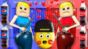 СБЕГИ ОТ ДЕВУШКИ КОЛА ПРОТИВ ПЕПСИ БАРРИ в ROBLOX!