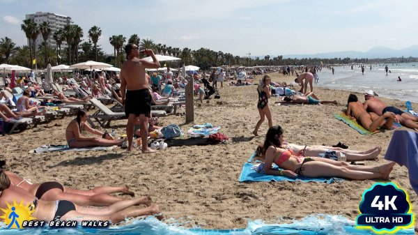 HOT DAY BEACH | 4K Tour ❤️
