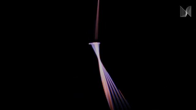SpaceTime Helix by Michela Pelusio | A shape-shifting audiovisual Performance at Nxt Museum смотреть онлайн