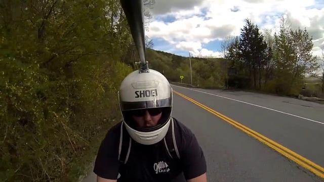 Testing a helmet cam at Hawks Nest смотреть онлайн