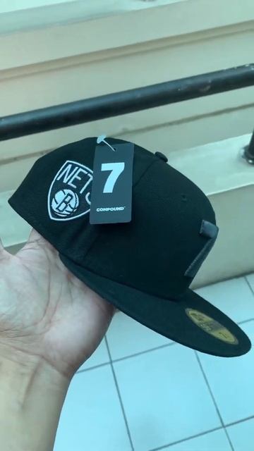 New Era Cap Brooklyn Nets X Compound "7" 59Fifty Size : 7¼ Follow IG @sam.caps смотреть онлайн