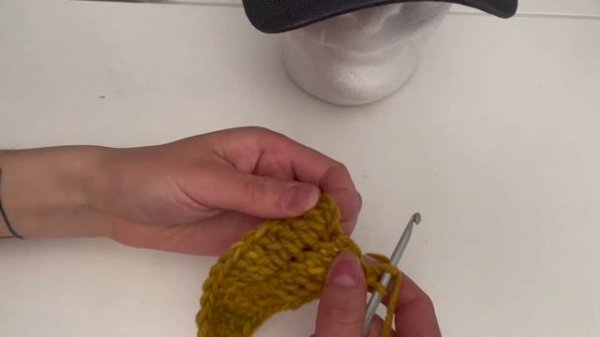 How to Crochet over a Baseball Cap (Crochet Baseball Cap Tutorial) Alexandria Masse