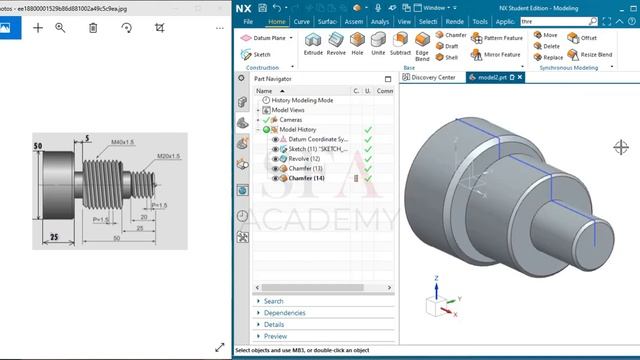 Siemens NX COURSE-3D/EX24 смотреть онлайн