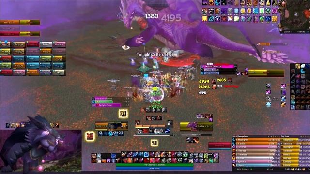 World of Warcraft Wrath of the Lich King Classic: Ruby Sanctum Halion 25HM Feral DPS PoV смотреть онлайн