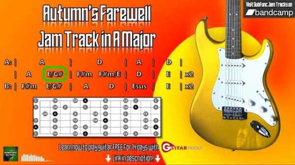 Autumn's_Farewell_Jam_Track_in_A_Major_🎸_Guitar_Backing_Track