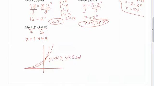 Precalc 3.1 - Part 1 - 2013 - Exponential Functions смотреть онлайн