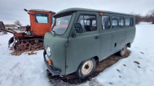 Запустил УАЗ буханку впервые в этом году!