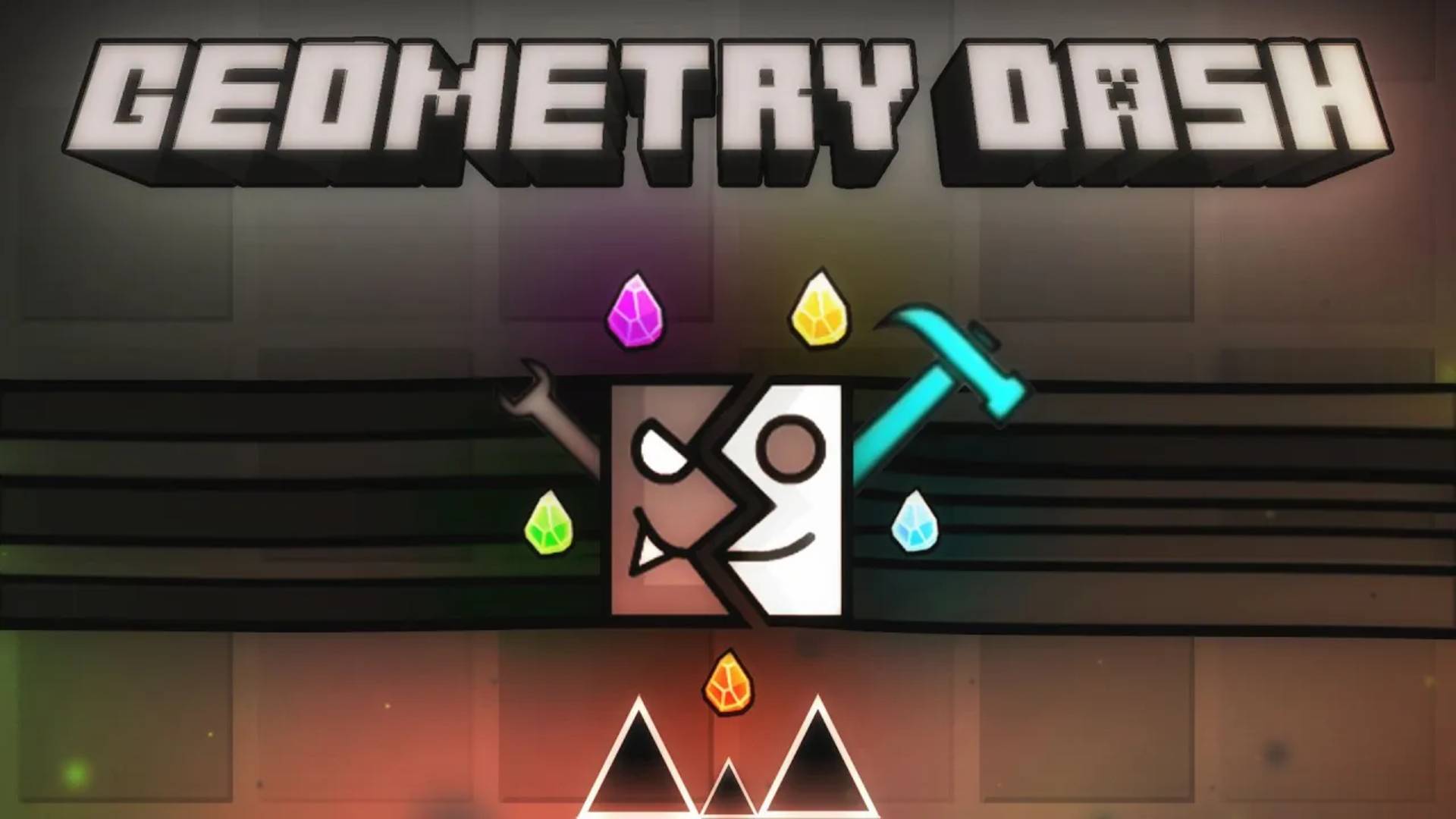 НАСТОЯЩИЙ MINECRAFT в Geometry Dash смотреть онлайн
