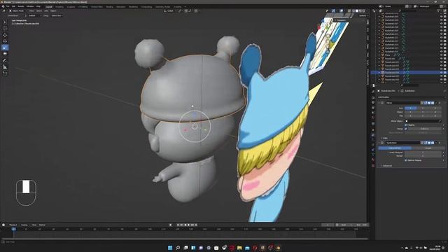 How to make character in Blender / Mirmo смотреть онлайн
