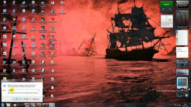 Windows 7 Abrindo o registro do W 7 смотреть онлайн
