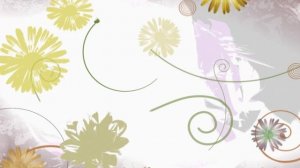 Футаж Падают цветы