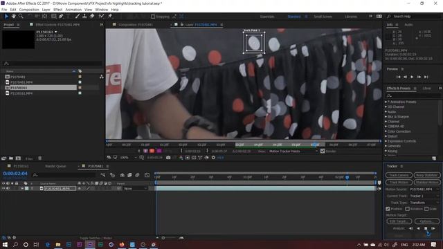 After Effects Basic - Motion Tracking смотреть онлайн