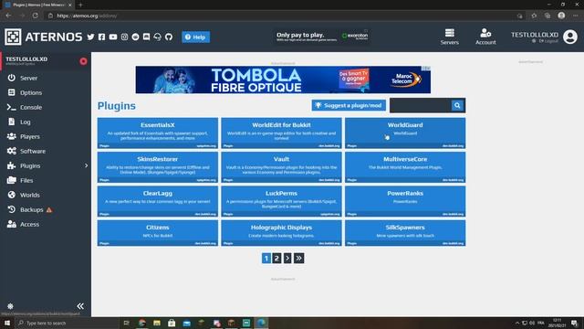 How to Add Plugins in your Aternos Minecraft Server So Easy! смотреть онлайн