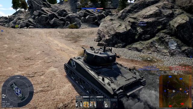 War Thunder. Реалистичные бои, техника Франции, БР 5.3-6.0, карта 38-я Параллель.