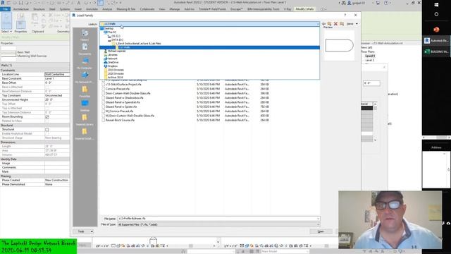 REVIT 2020 & Conveying Contiguous UNITED STATES Wall Articulations смотреть онлайн