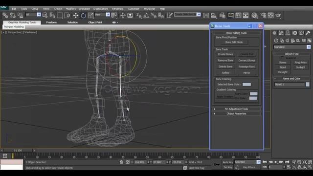 Rigging in 3ds Max Chapter 4 Creating Hip Bones & Creating IK Handle in legs YouTube смотреть онлайн
