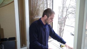 2. Замер отлива и подоконника. Конфигурация окна